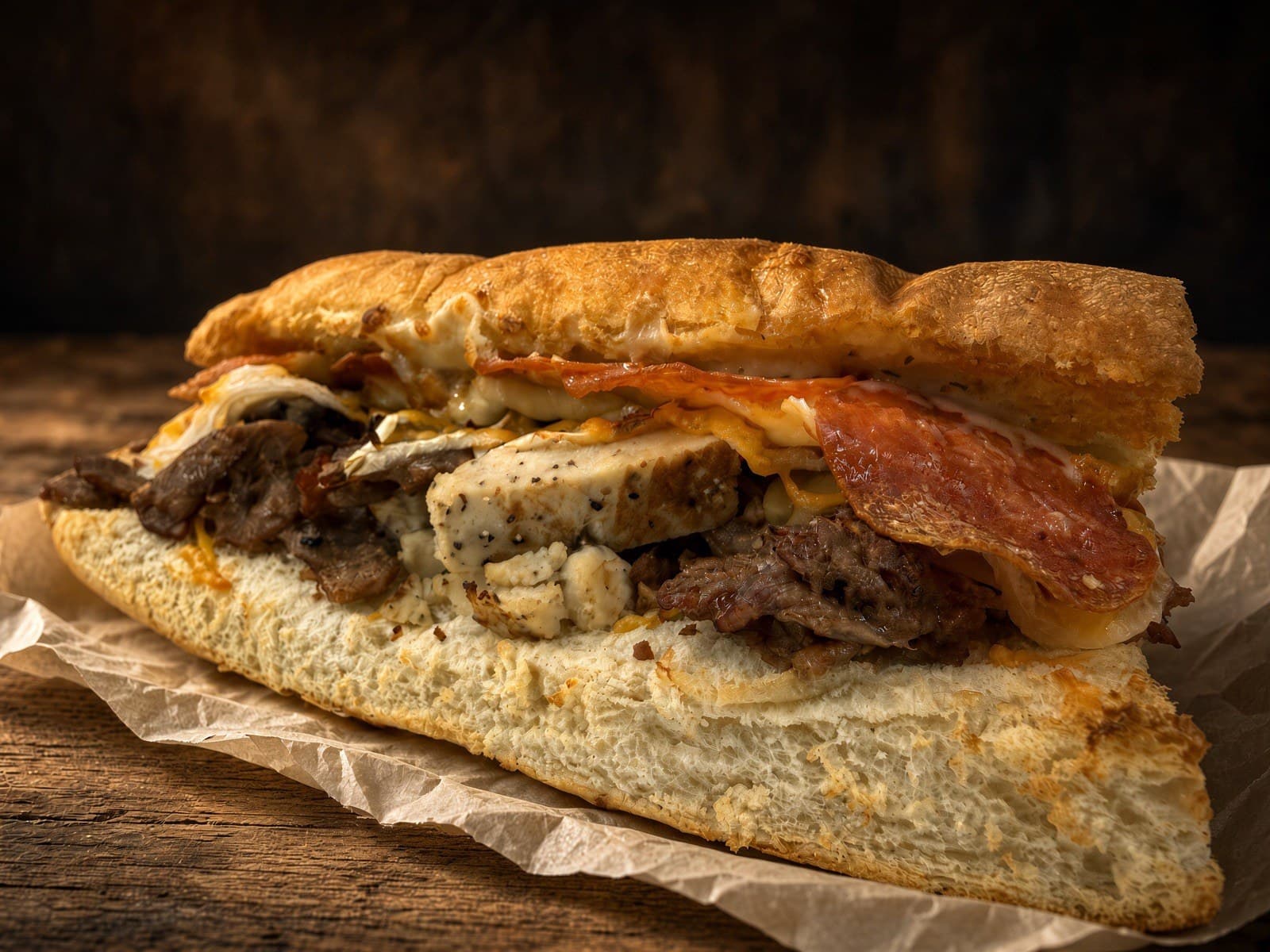 Triple Threat grinder.